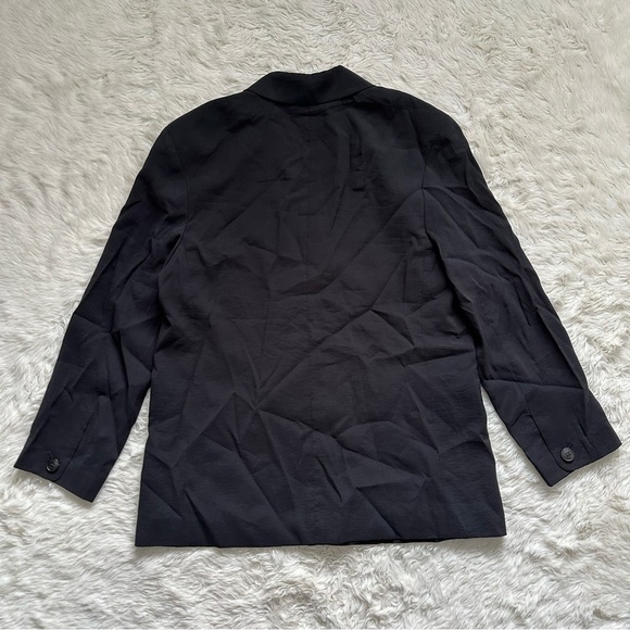 Madewell Jacket The Relaxed Blazer in Softdrape True Black M NWT New - Picture 4 of 12